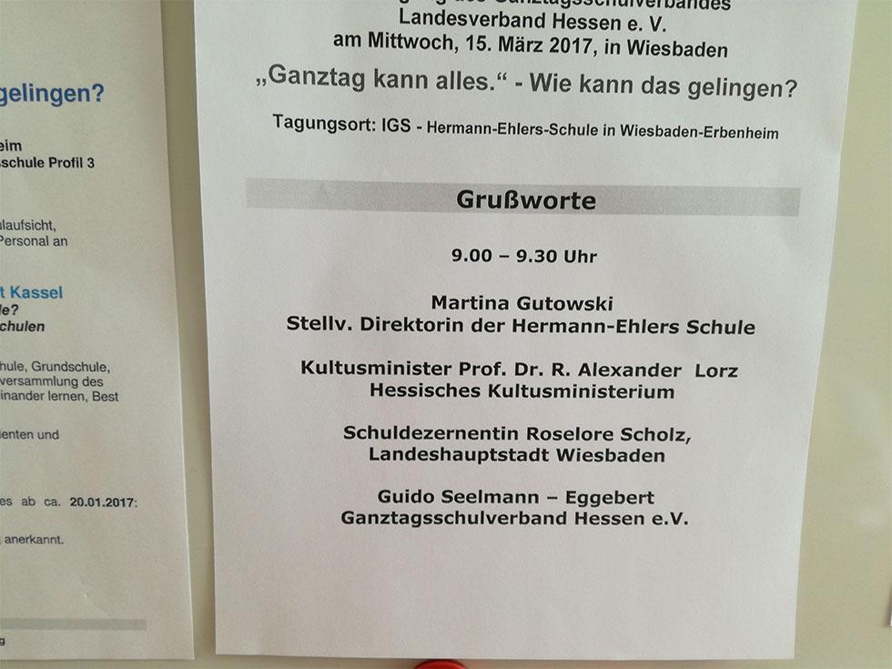 2017.03.27 Fachtagung des Ganztagsverbandes Hessen e.V. in der HES 03 - Hermann-Ehlers-Schule Wiesbaden